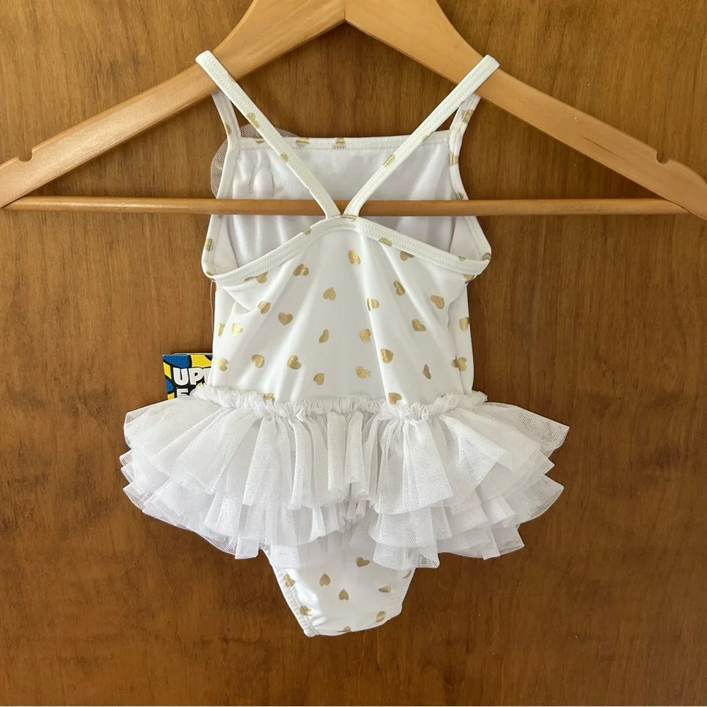 Little Me One Piece Swimsuit. Size 24 Months.